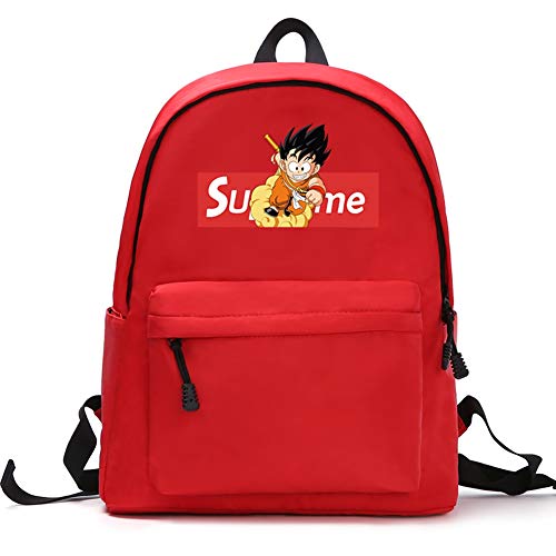 Csqw Anime Estudiante Bolsa Hombres Y Mujeres Mochila Dragon Ball Oxford Tela Impermeable