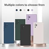 GiiYoon Case Compatible with Samsung Galaxy Note 10 Plus, Silky-Soft Touch Full-Body Protective Phone Silicone Case, Shockproof Cover with Microfiber Lining, off white - Image 9