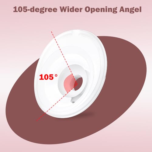 Image of 1pcs Double-Sealed Flange 24mm Compatible with Momcozy M5 Breast Pump, 24mm Flange M5 Breast Pump Replacement Accessories