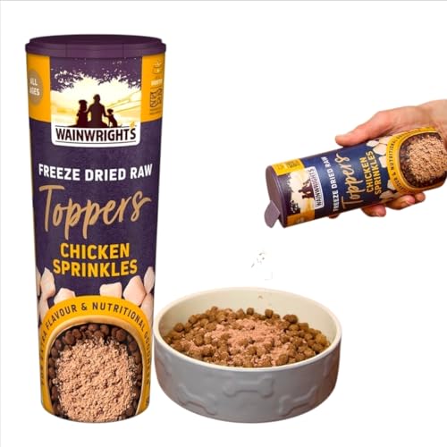 Wainwright's Freeze Dried Raw Dog Food Toppers Sprinkle Chicken 50g (PACK OF 2)