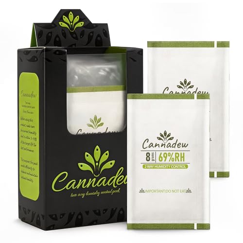 69% RH, 8g (15 Pack) Cannadew Humidity Packs Two-Way Humidity Control Pack – Moisture Absorbers &...