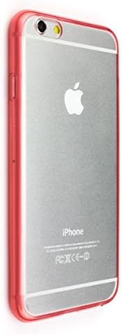 TPR1 SERIES Phone Case For iPhone 6 / 6S - Transparent Back Cover [Thin] Dual Layer [DualColor] Impact and Scratch Protection - Red