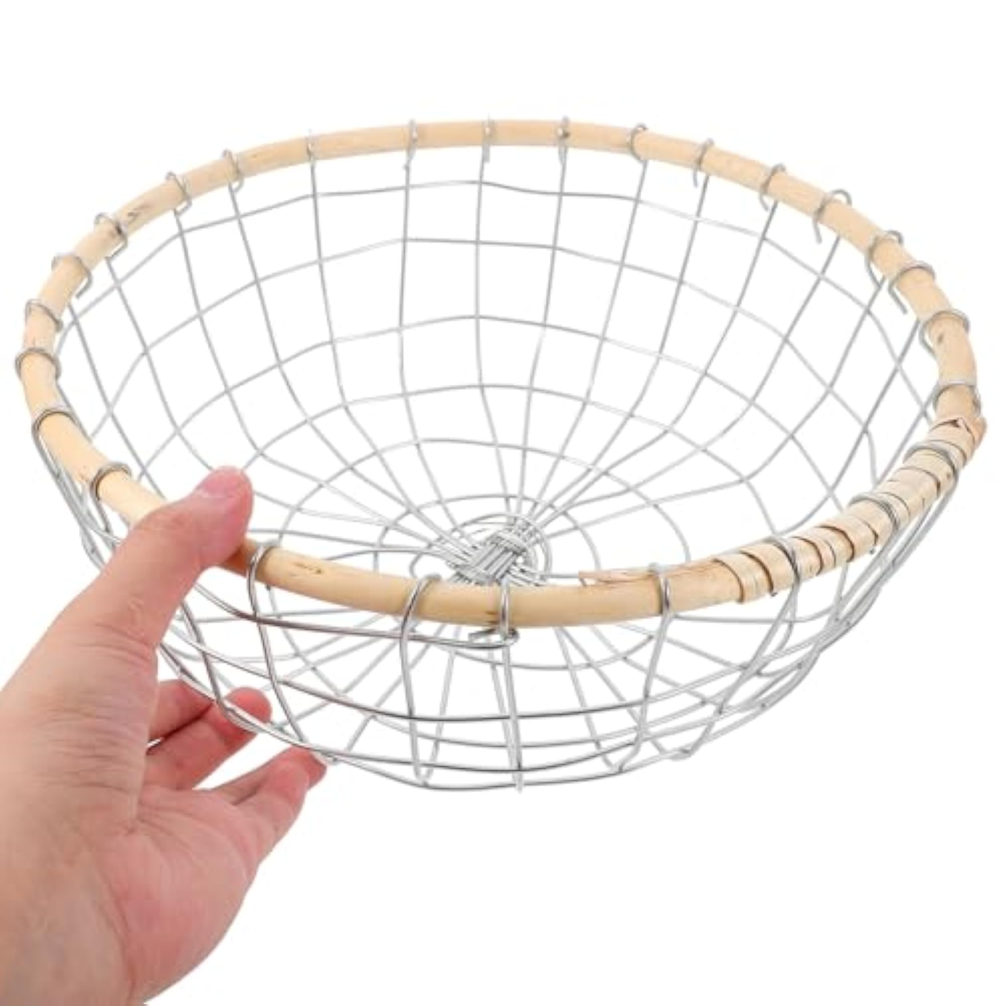Iron Wire Fruit Basket for Home Countertop Storage