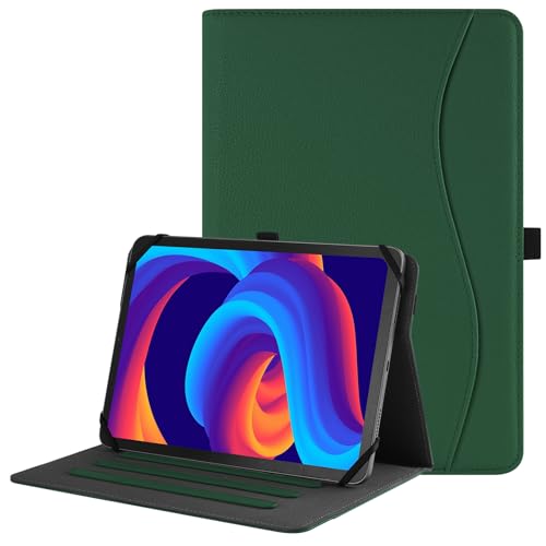 Housse tablette avec dragonne et support multi-angles HGWALP 9-11" vert menthe