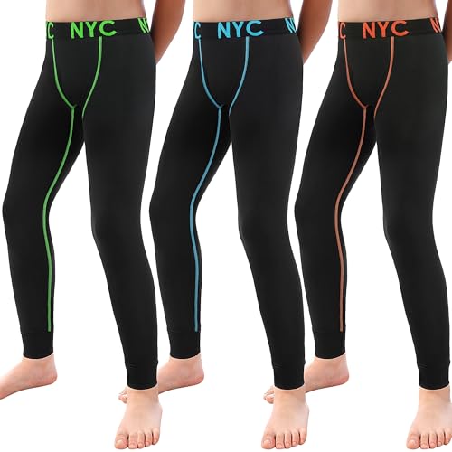 LiKing Kinder Kompressionsleggings Jungen Sportunterwäsche Fußball...