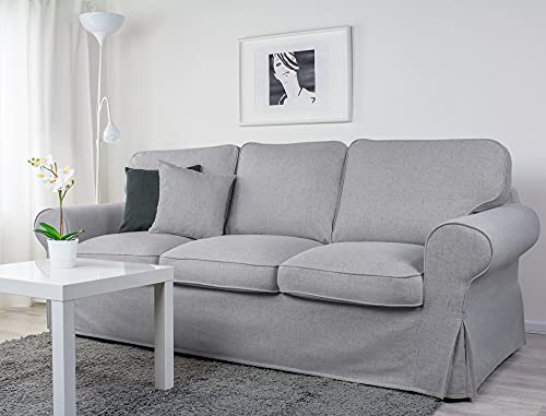 Bezug für EKTORP 3er-Sofa (Schlafsofa altes Modell) (Grau A15) Cover