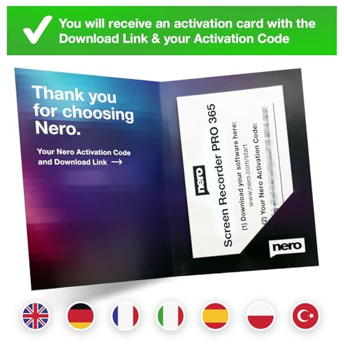 image for Nero Screen Recorder PRO 365 | Screen Recording on PC | 4K | Record Vi