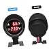 Zerodeko Water Temperature and Voltage for Automotive Use Dual Functionality Gauge Construction Easy Installation for Car Monitoring