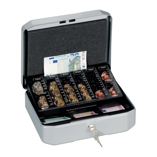 Caisse à monnaie Euroboxx avec poignée pour marchés et vide-greniers