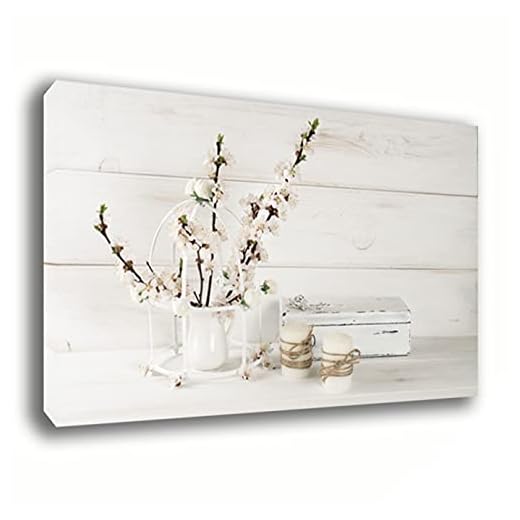 Quadro Shabby Chic Stampa Canvas 30x50