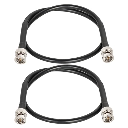 XRDS -RF 12G SDI Cable 2FT 2PCS, SDI Video Cables 3G/6G/12G 75ohm BNC Male Cable Supports HD-SDI/3G/6G-SDI/4K/8K for Video Security Camera SDI Converter