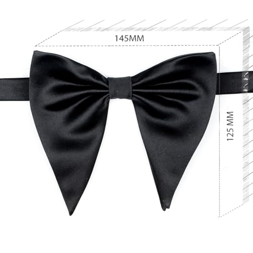 Image of PELUCHE Premium Black Bow tie for Men