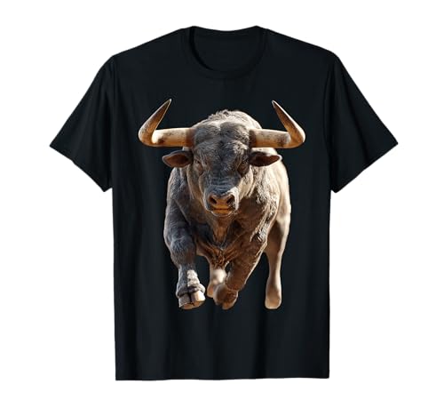 Toro Buey Ganado Doméstico Granja Vaca Taurus Toros Camiseta