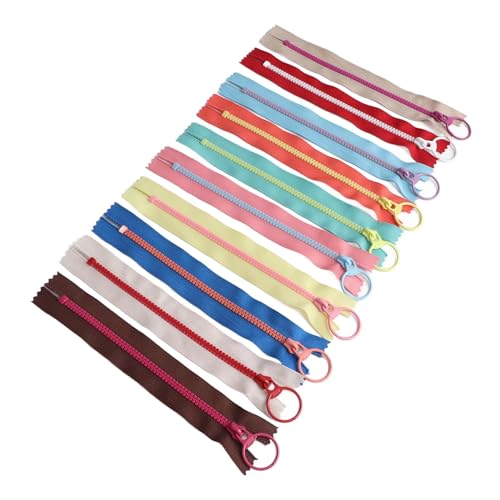 Cremalleras, Cremallera Cremallera de Resina 20 Cm Longitud Separación Cremalleras 10 Piezas para Textiles para el Hogar
