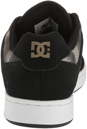 DC Men's Manteca 4 Low Skate Shoe, Black/CAMO Print, 11 | Image 2