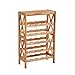 Wine Rack 25 Bottles / 40 Bottles of Solid Wood Multi-Layer Wine Bottle Shelf Display Stand Bracket Decoration Family Restaurant Living Room 54.6 * 26 * 87cm