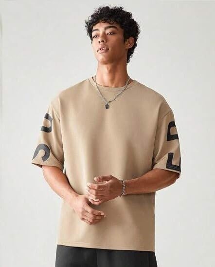 Image of ColorChakra Oversized Tshirt for Mens Down Shoulder Loose fit t-Shirt Men Oversize t-Shirt M to 4XL
