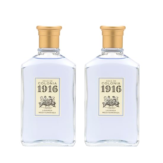 1916 - Lavanda Mediterránea 2 x 200 ml, Agua de Colonia Hombre y...