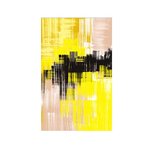 Lienzo abstracto azul 50 x 60 cm para renovar paredes vacías con arte moderno sin marco