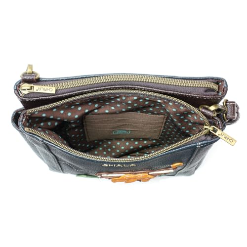 Image of CHALA Merry Messenger RFID Protected Women Faux Leather Shoulder Purse with Adjustable Crossbody Strap | RFID Protected