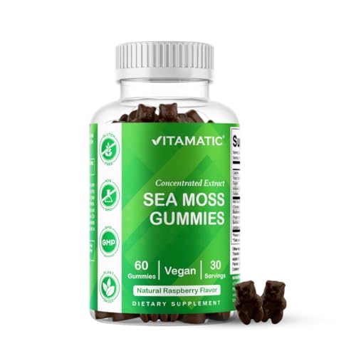 Vitamatic Irish Sea Moss Gummies – Vegan 60 Count