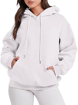 IQYU Capuchontrui voor dames, hoodie, oversized, sweatshirt voor dames, met capuchon, lange mouwen, elegant, herfst, winter, lange mouwen, tienermeisjes, Y2k top, hip hop streetwear, grijs, M