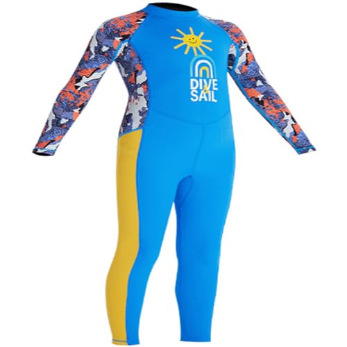 Youth Girls Boys One Piece Water Sports Sun Protection Rash Guard UPF 50+ Long Sleeves Full Suit Swimsuit Wetsuit