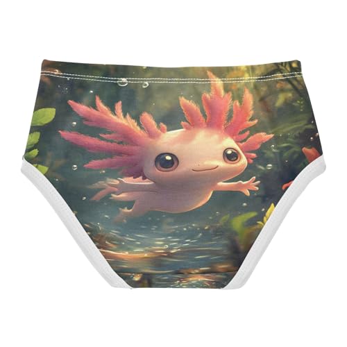 Cute Axolotl Undersea Toddler Girls's Underwear 2T 202b88432