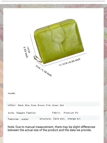 Fashion Small Women Wallets Pu Leather Short Purse Coin Purse Card Holder-Pink3