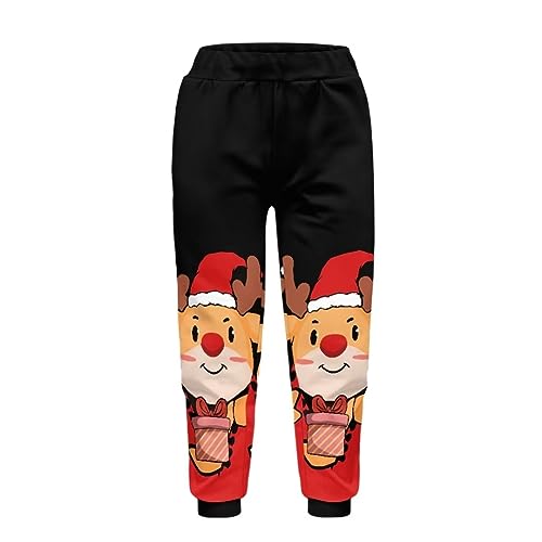 Hawapod Kids Sweatpants Elastic Waist Flap Pants Youth Lightweight Casual Pants Boys 6-7 Years2