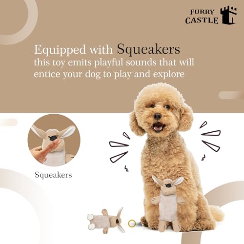 Image of Knitted Dog Toy 100% Polyester and Squeakers