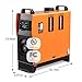 Diesel Heater 12V, Portable Diesel Heater 8KW with Remote Control, 1.32 Gal Fuel Tank Visible Fuel Level Diesel Heaters, Fast Heating for Camping Parking Garage RV Truck Boat Van Car Tent