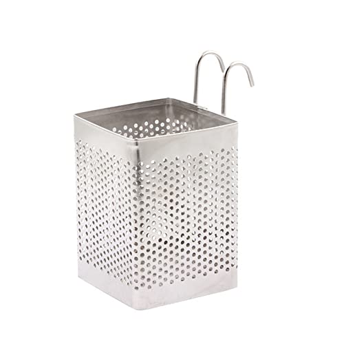 Range Couverts Rectangle en Métal Panier égouttoir à Couverts Support Mural Panier à Couverts Porte-Couverts pour Baguettes de Cuisine Fourchette Cuillère Rangement Grille Cover