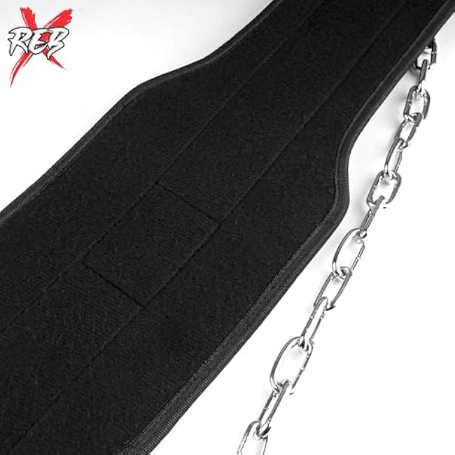 Weight Belt ¨C Heavy-Duty Nylon Dip Belt with Neoprene Padding ¨C Ideal for Pull-Ups, Chin-Ups, Dips, Squats & Strength Training ¨C Unisex Weightlifting Belt