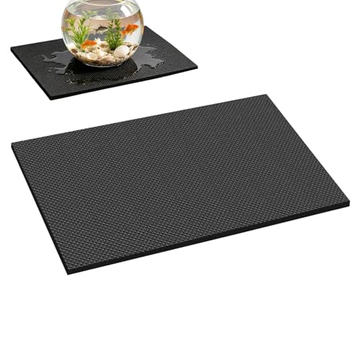 Alfombrilla Niveladora para Acuario | Espuma Protectora Impermeable Antideslizante | Base de Pecera para Acuario - para Mesas Armarios Suelos Oficina Hogar Betta Arrecife Agua Salada Jarrones