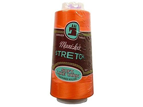 American & Efird Maxi Lock Stretch Hilo 2000yd Papaya miniatura 1