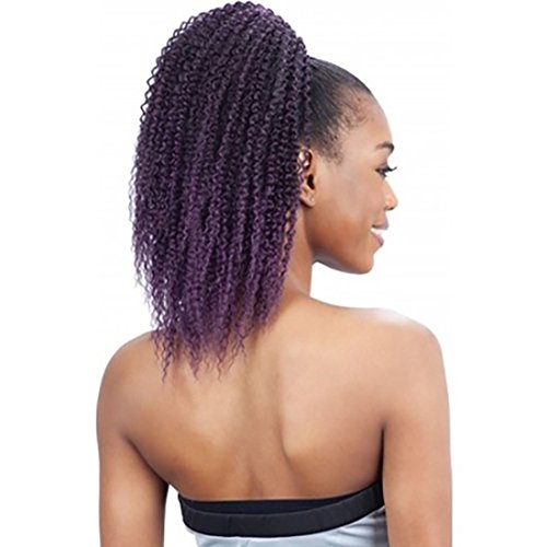 FreeTress Equal Drawstring Ponytail - BRAZILIAN GIRL (1B - Off Black)