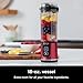 Ninja Blast Portable Blender & Accessories, Cordless, 18oz. Vessel, Personal Blender for Shakes & Smoothies, Leakproof Lid & Sip Spout, USB-C Cord, Dishwasher Safe Parts, BPA Free, Red, CL155ARD