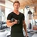 Insta Slim -Made in USA- Men’s Slimming Compression Body Shaper Shapewear, V-Neck Under-Shirt for Back Support, Beer Belly & Love Handles (Black, 2X)