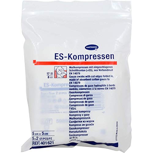 ES-Kompressen Steril 5x5 cm 8fach CPC