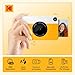 KODAK Printomatic Full-Color Instant Print Digital Camera, Zink 2x3" (5.1x7.5 cm) Sticky-Back Photo Paper, 5MP, Portable, Creative Fun Gift for Birthday, Christmas, Holiday, Yellow