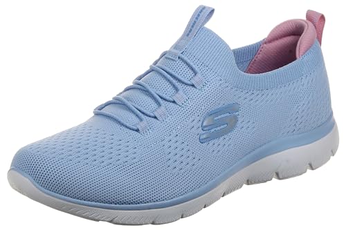 Skechers Summit Top Player Sneakers voor dames, Lichtblauw Gebreide Multi  Trim, 39.5 EU : Amazon.nl: Kleding, schoenen \u0026 sieraden
