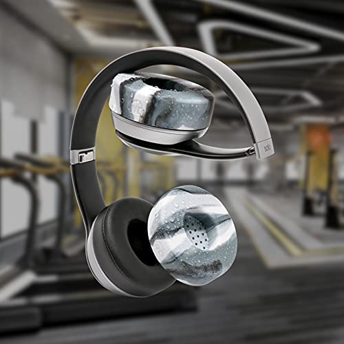 Image of WC SweatZ Solo - Patented Earpad Sweat Covers for Beats Solo 4, Solo 3 & Solo 2, Made by Wicked Cushions | Sweatproof & Machine Washable | Marble