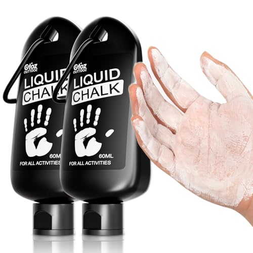 OUTTDOZ Pro Grade Liquid Chalk Low-Mess Gym Chalk for Weightlifting,