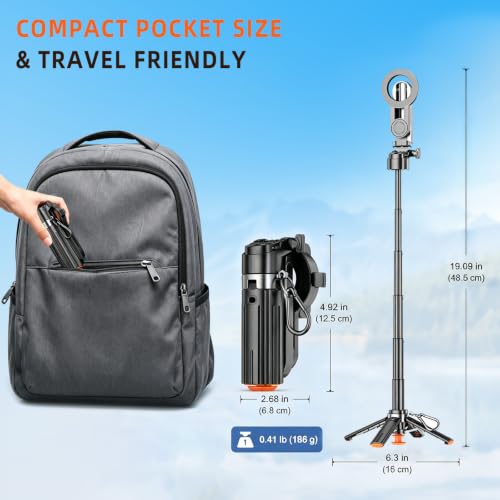  Auto-Open Mini Magnetic Selfie Stick  - image 4
