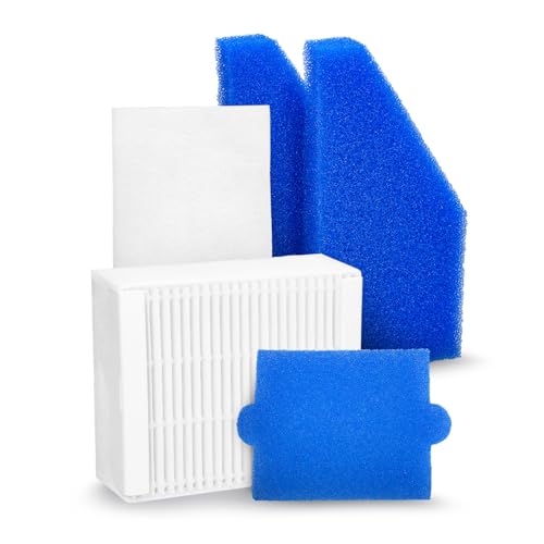 Sillar 10 synthetischen Staubsaugerbeuteln und Filtern Set – Kompatibel mit Thomas | Ersatzsatz von Thomas AQUA+, PET&FAMILY, CYCLOON HYBRID, PERFECT AIR, TWIN