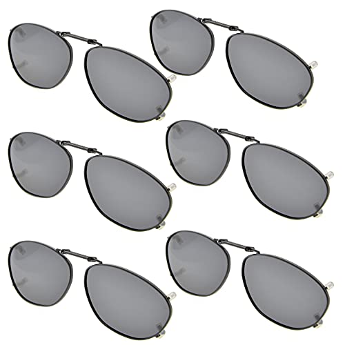 Eyekepper 6-pack Clip on Sunglasses Polarized Lenses