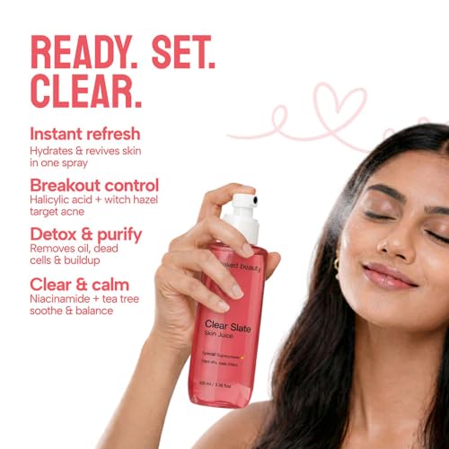 Image of Clear Slate Skin Juice Anti Acne Face Toner | Oil Control Alcohol-Free Facial Toner | Helps Reduce Excess Oil & Refresh Skin | Daily Toner for Oily & Acne-Prone Skin | Women & Men | 100ml