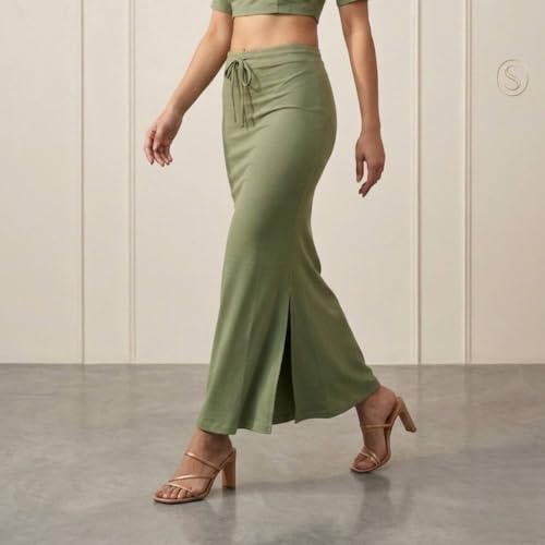 Image of Women's Saree Shapewear - Slim Fit Stretchable Petticoat for Sarees | Comfortable Waistband | Body Shaping Underskirt