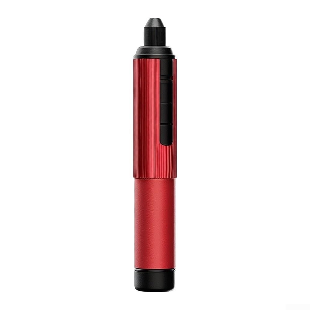 Trapano a batteria leggero, 180 g, mandrino rapido magnetico (rosso)